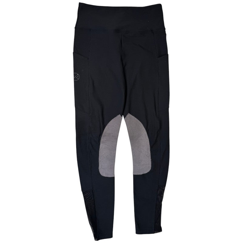Free Ride 'Define' Knee Patch Tights in Black
