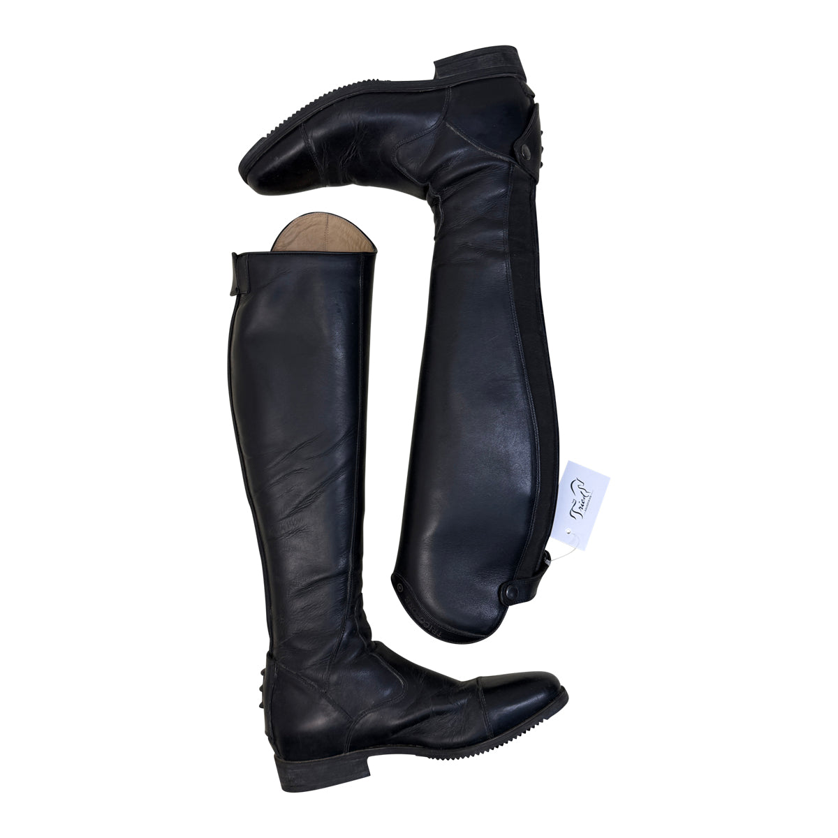 DeNiro Tricolore &#39;Italo&#39; Dress Boots in Black