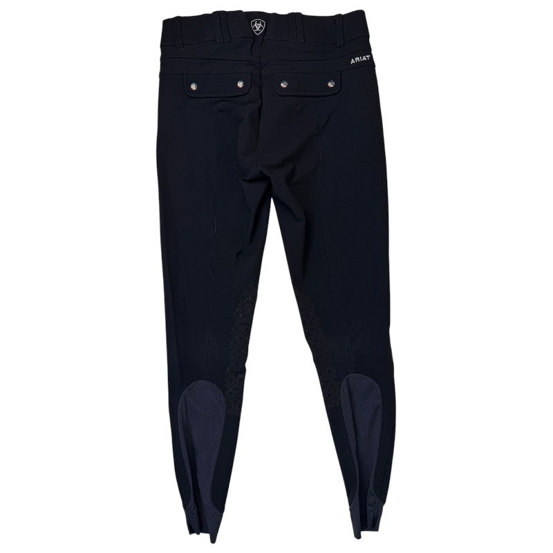 Ariat 'Tri Factor' Knee Patch Breeches in Black