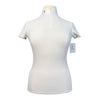 Cavalleria Toscana Screen Print Training Polo in White
