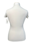 Cavalleria Toscana Screen Print Training Polo in White