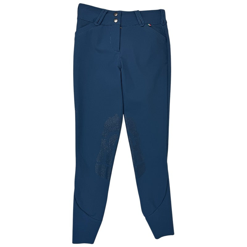 For Horses Knee Patch Breech in Navy