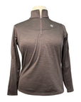 Ariat Tek Team 1/2 Zip Sweatshirt in Brown