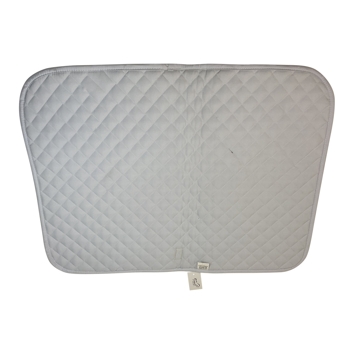 Gatsby Quilted Baby Saddle Pad in White