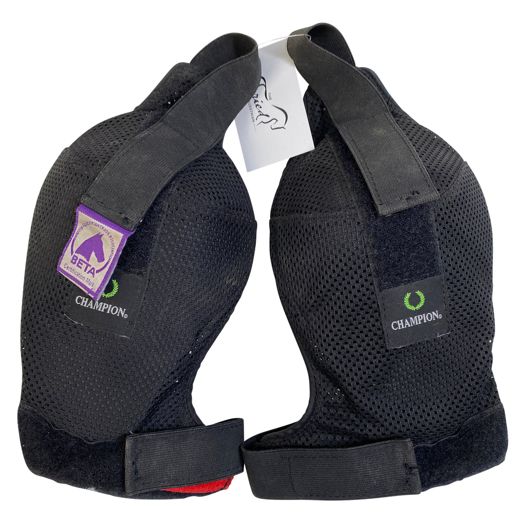 Champion Titanium Ti22 Shoulder Protectors in Black