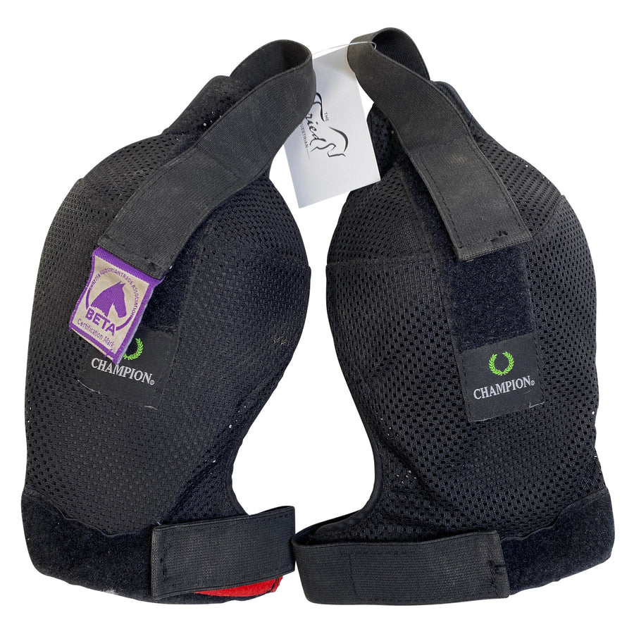 Champion Titanium Ti22 Shoulder Protectors in Black
