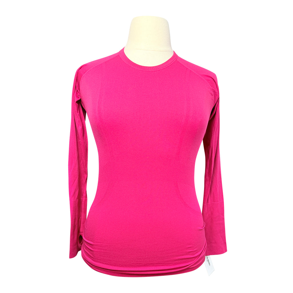 TKEQ The 'Kennedy' Seamless Long Sleeve in Raspberry