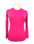 TKEQ The 'Kennedy' Seamless Long Sleeve in Raspberry