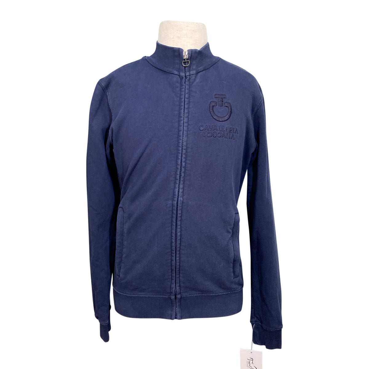 Cavalleria Toscana Zip-Up Jacket in Navy 