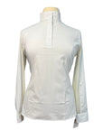 RJ Classics 'Rebecca' Show Shirt in White/Positive Affirmations
