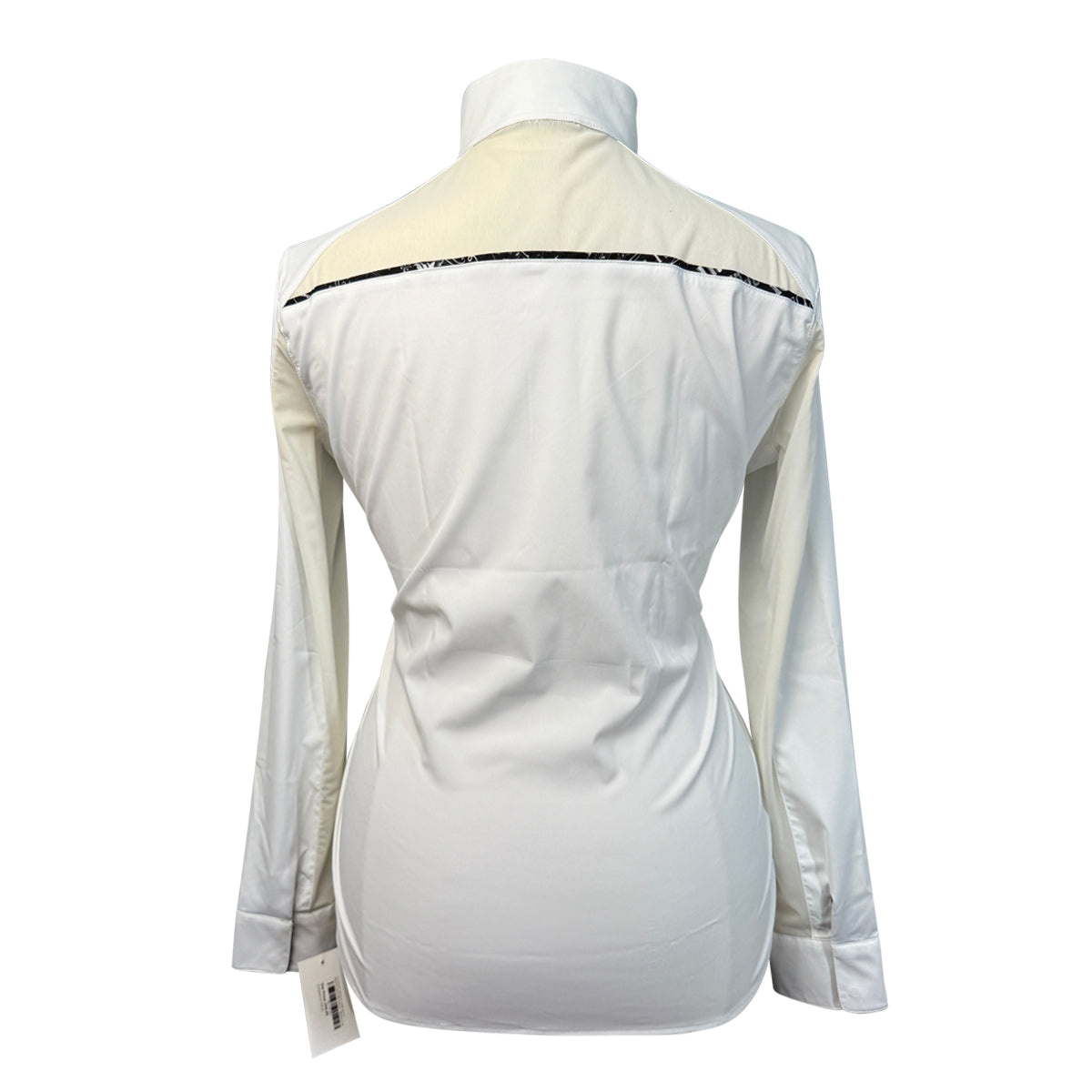 RJ Classics 'Rebecca' Show Shirt in White/Positive Affirmations