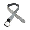 Noel Asmar Reversible Signature Leather Belt in Grey/White 