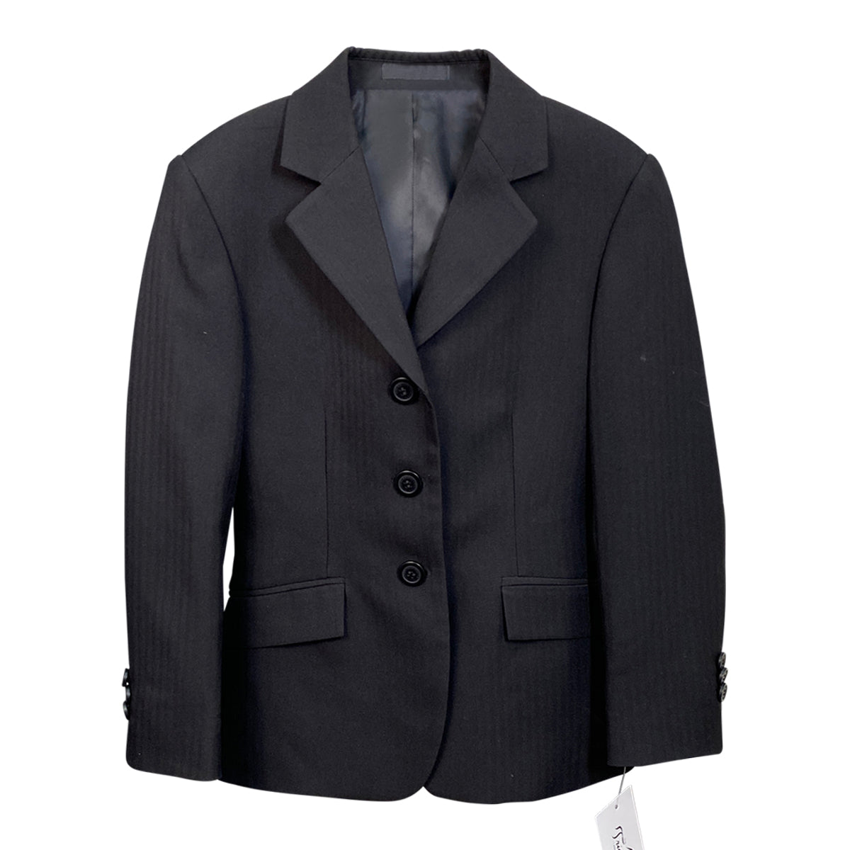 RJ Classics Show Coat in Black Pinstripe