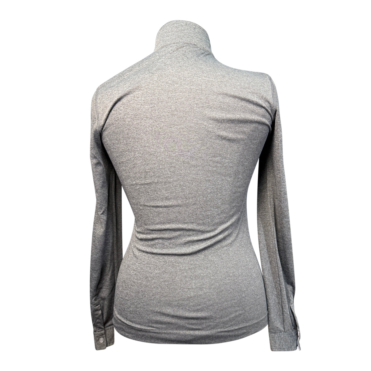 Noel Asmar 1/4 Button Up Shirt  in Heather Grey