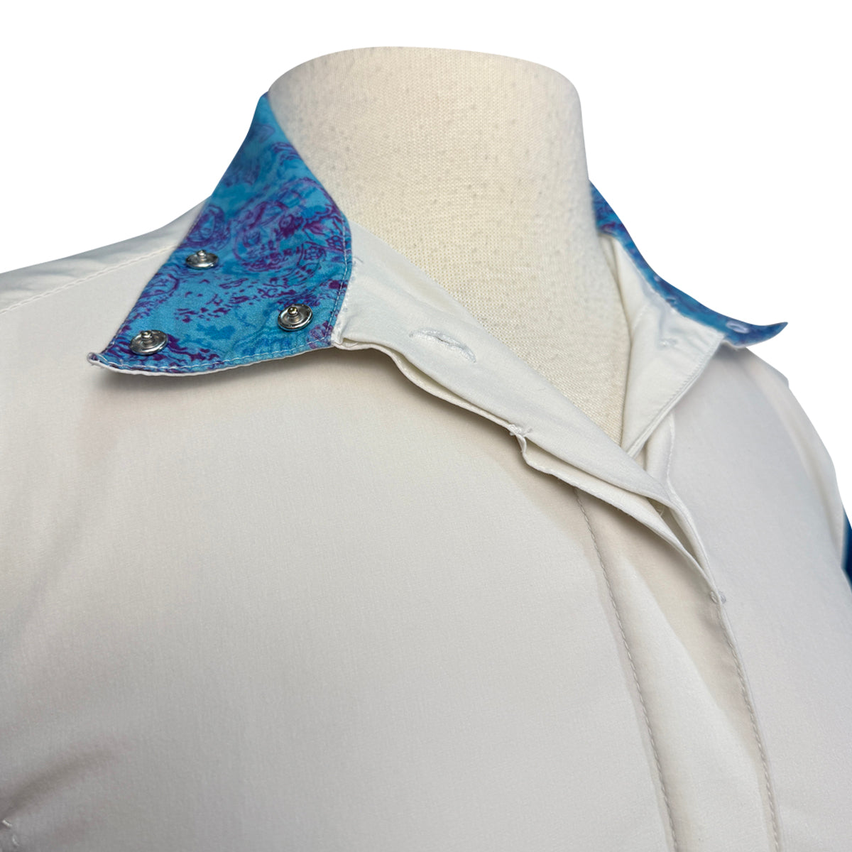 Noble Outfitters 'Catherine' Show Shirt in Blue/White