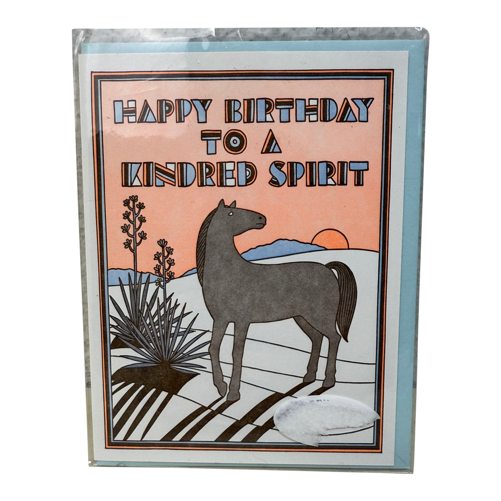 Lucky Horse Press Birthday Card in Kindred Spirit