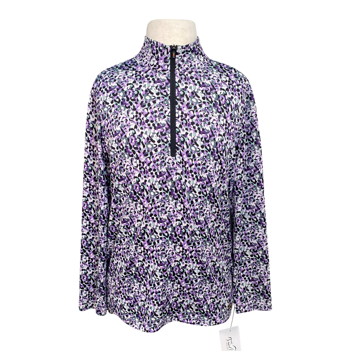 Kerrits 'Ice Fil Lite' Long Sleeve Sun Shirt in Purple/Multi 