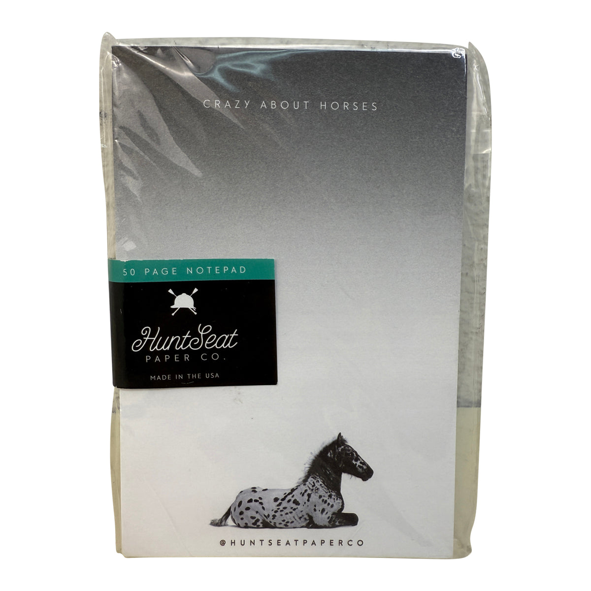 Hunt Seat Paper Co &#39;Crazy About Horses&#39; Notepad
