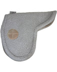 Wilker's 'Cling-On' Fleece Saddle Pad in White