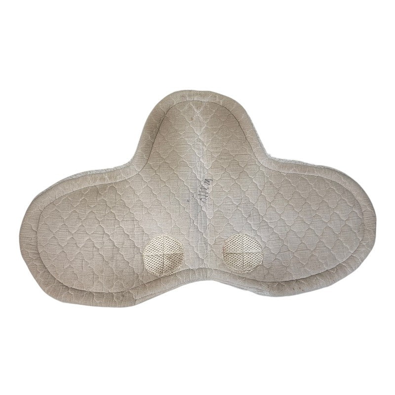 Wilker's 'Cling-On' Fleece Saddle Pad in White