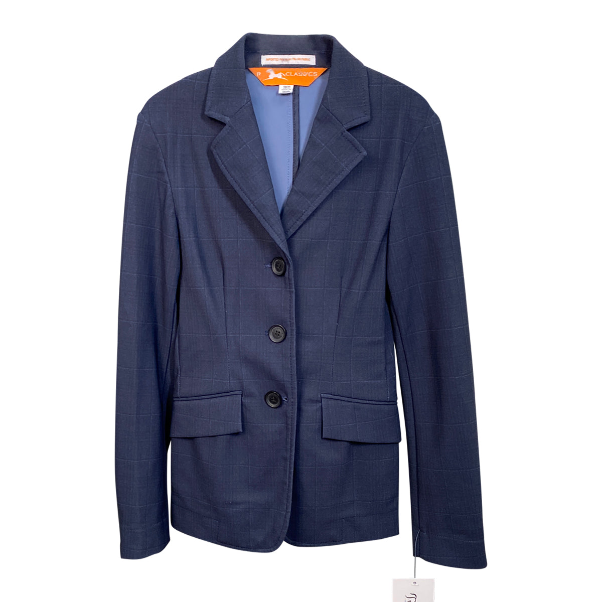 RJ Classics Orange Label 'Shore' Show Coat in Navy Plaid
