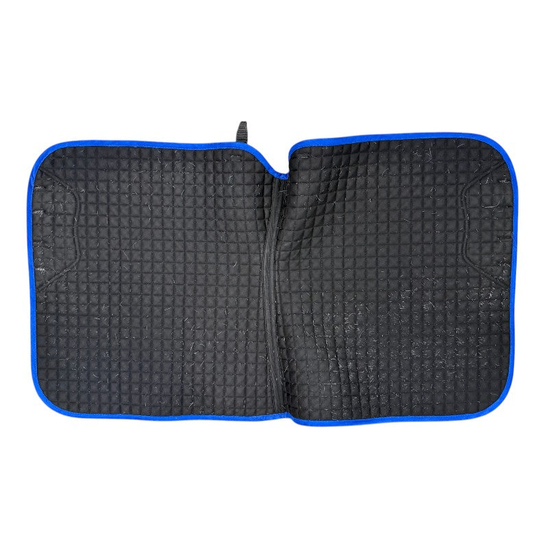 LeMieux Suede Dressage Pad in Benetton Blue