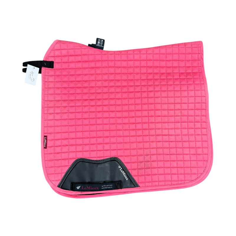 LeMieux Suede Dressage Pad in Watermelon