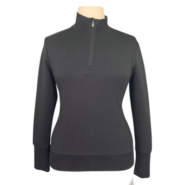 Front PS of Sweden 'Meya' Quarter Zip Sweater in Black - Women's XL