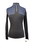 Cavalleria Toscana Training Polo in Black/Navy