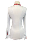 Back Kerrits 'Affinity' Long Sleeve Show Shirt in White - Women's XS