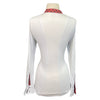 Back Kerrits 'Affinity' Long Sleeve Show Shirt in White - Women's XS