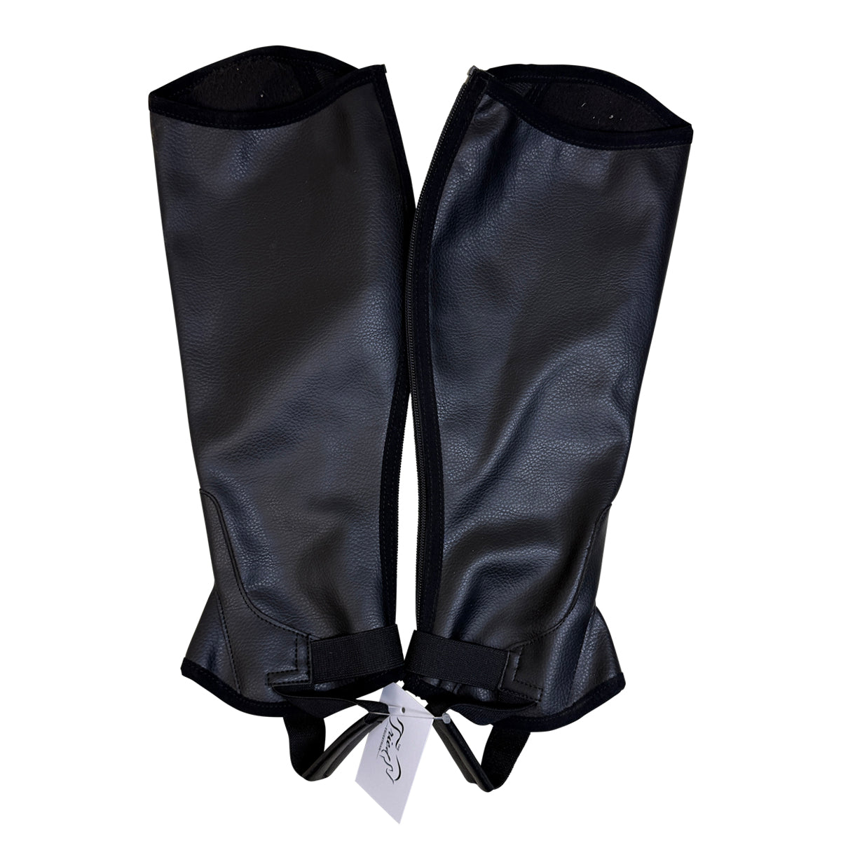 Saxon Equileather Half Chaps in Black