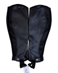 Saxon Equileather Half Chaps in Black