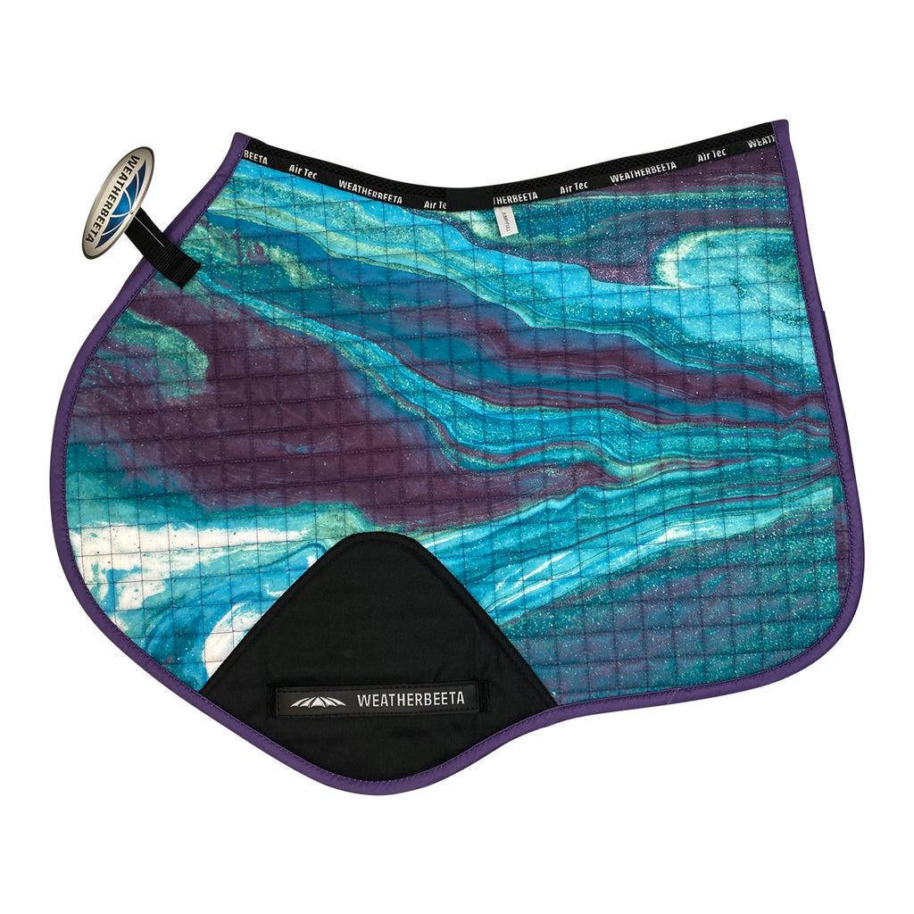 Weatherbeeta 'Prime Marble' Jump Pad in Purple Swirls