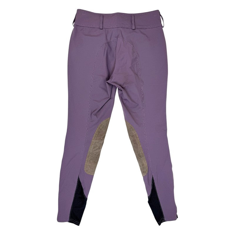 RJ Classics 'Gracie' Knee Patch Breeches in Purple