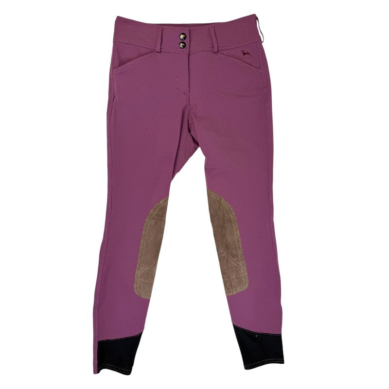 RJ Classics 'Gracie' Knee Patch Breeches in Raspberry