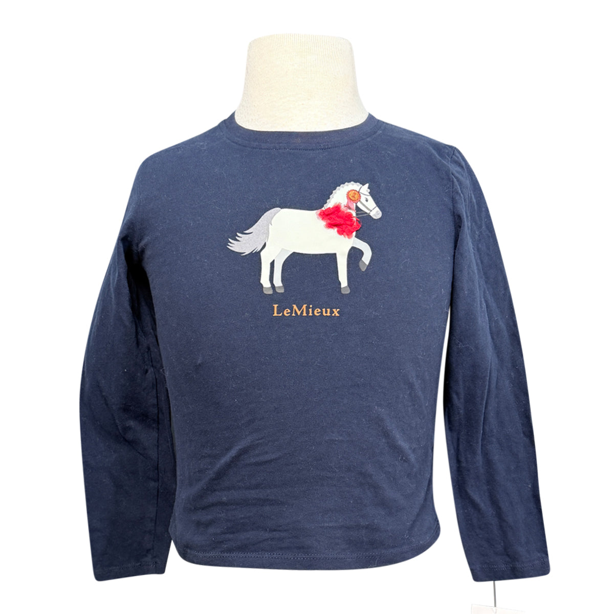 Lemieux 'Mini Jessie' Long Sleeve Top in Navy