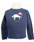 Lemieux 'Mini Jessie' Long Sleeve Top in Navy