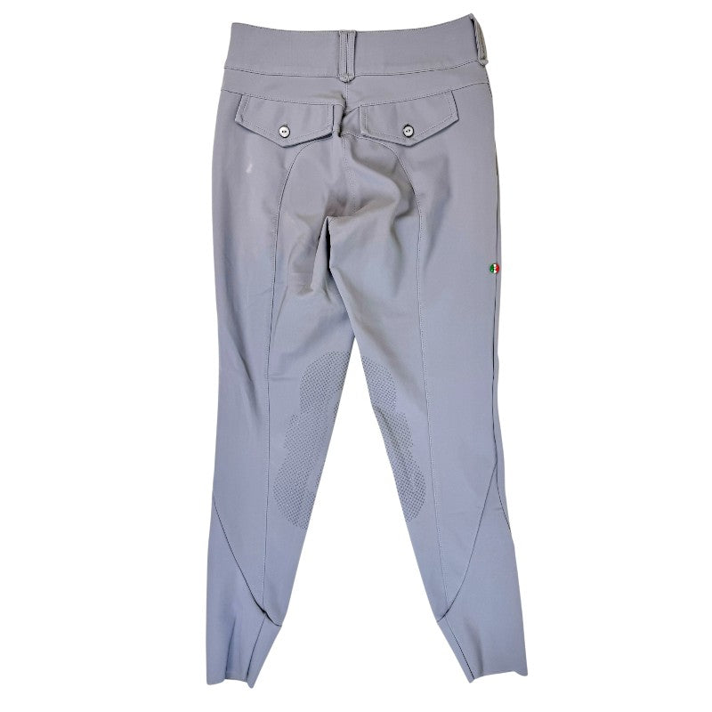 For Horses Knee Patch Breech in Grey