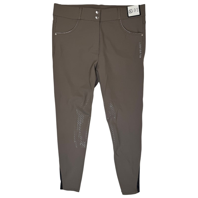 KL Select 'Gabrielle' Knee Patch Breeches in Truffle