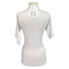 Back of Noble Outfitters 'Amy' Shirt in White