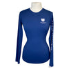 Asmar Equestrian Logo Tee in Navy - Women's Large