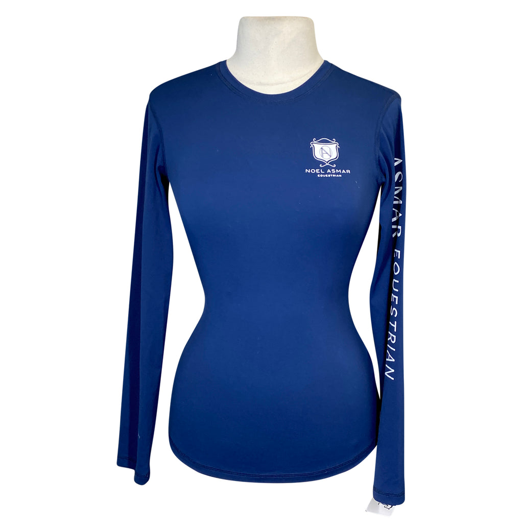 Asmar Equestrian Logo Tee in Navy - Women's Large