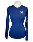 Asmar Equestrian Logo Tee in Navy - Women's Large