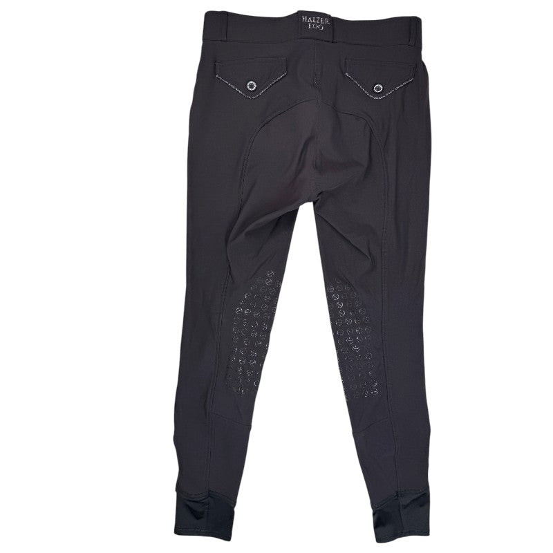 Halter Ego 'Perfection' Knee Patch Breeches in Black 