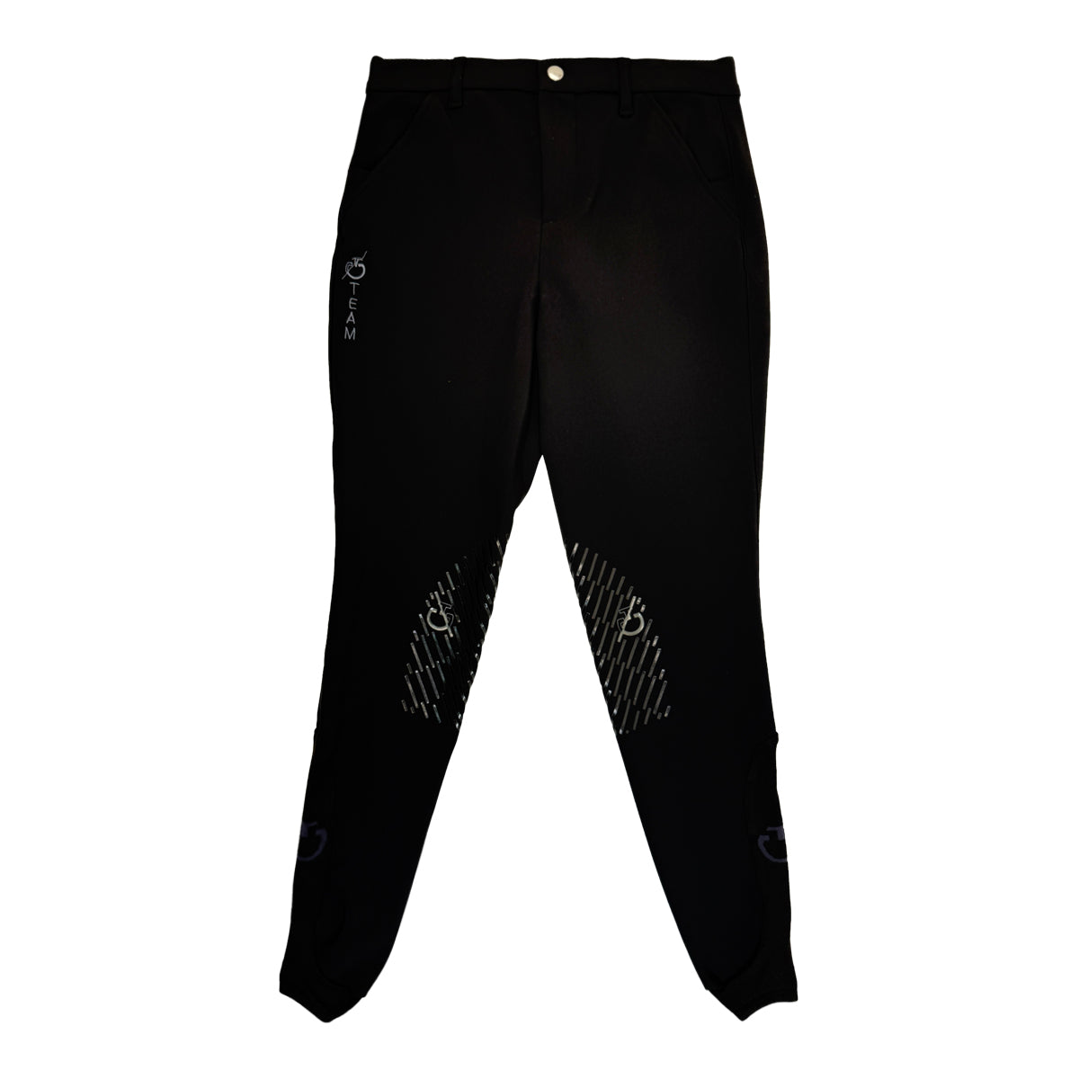 Cavalleria Toscana Children&#39;s Team Knee Grip Breeches in Black