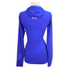 Back of Noble Outfitters Hooded Jacket in Blue Ribbon