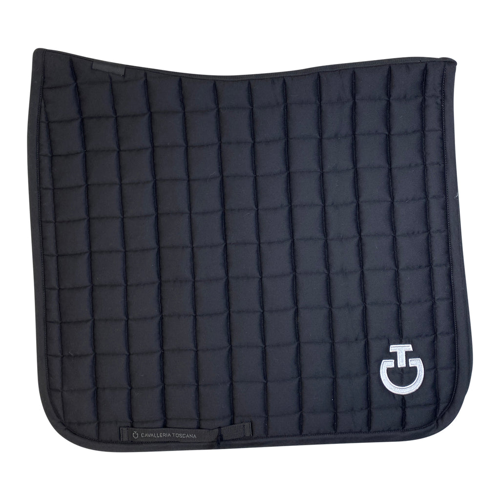 Cavalleria Toscana Square Quilt Dressage Pad in Black