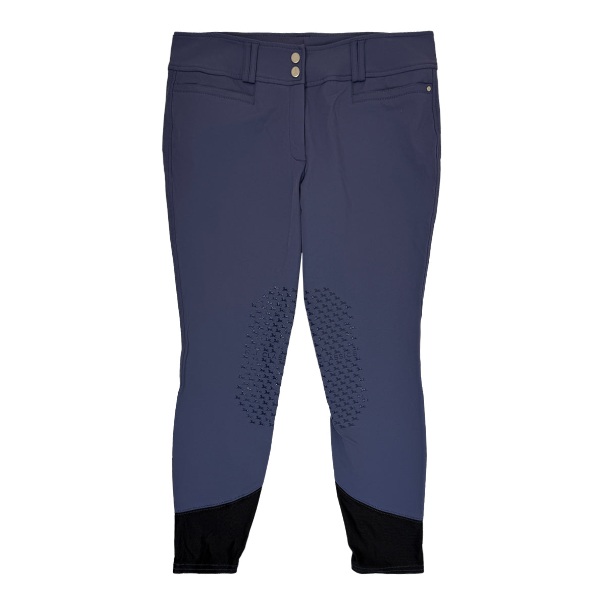 RJ Classics 'Harper' Knee Patch Breeches in Cornflower