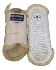 Professional's Choice Faux Fleece Hybrid Splint Boots in White